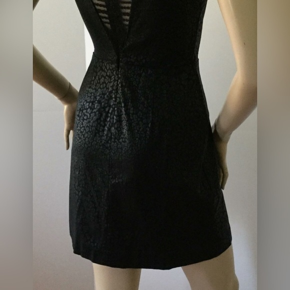 RACHEL Rachel Roy Black Lace Sheath Cocktail Dress 0 - Picture 6 of 16